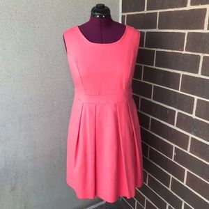 Forever 21 fit and flare scoop neck dress lined